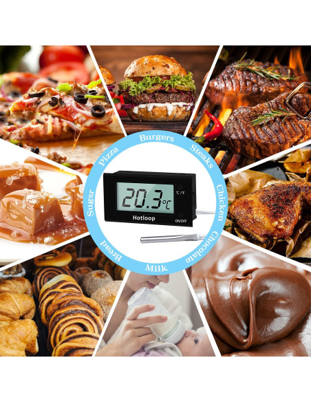 Termómetro Digital para Horno Hotloop HK061 300C LCD