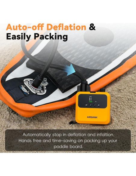 Bomba de Aire Eléctrica AIRBANK Pulse Pro 20PSI Mini Portátil