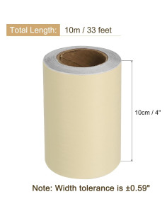 Cinta de Reparación de Grano de Madera uxcell 10cm x 10m Beige 2