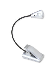 Luz de Lectura LED Carson FlexNeck Ajustable Plata FL-55