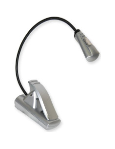 Luz de Lectura LED Carson FlexNeck Ajustable Plata FL-55 2