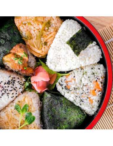 Molde de Onigiri Triangular AYCCNH Rosa Antiadherente 1 Pieza