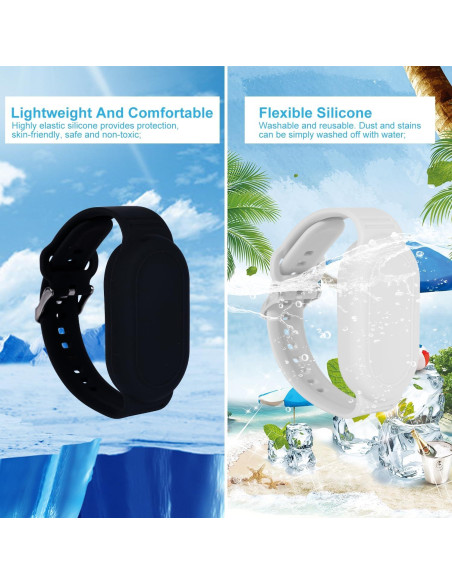 2 Pulseras de Silicona Impermeables para SmartTag 2 Gosknor