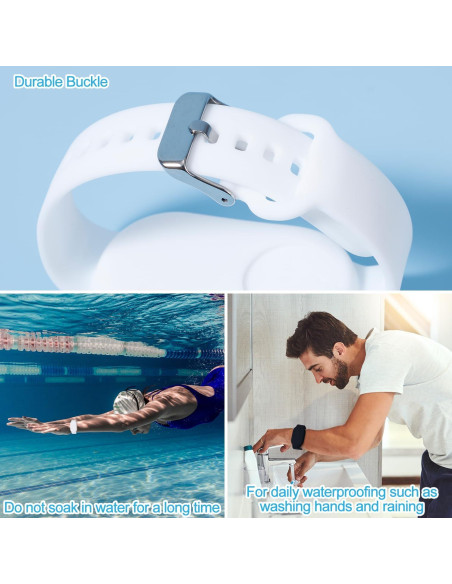 2 Pulseras de Silicona Impermeables para SmartTag 2 Gosknor
