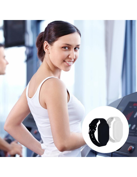 2 Pulseras de Silicona Impermeables para SmartTag 2 Gosknor