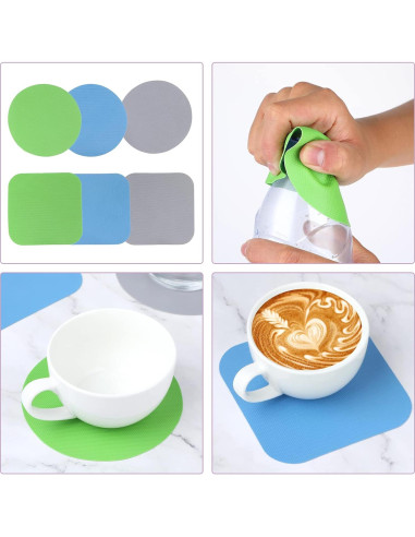 6 Almohadillas de Agarre de Silicona Bremorou para Tarros