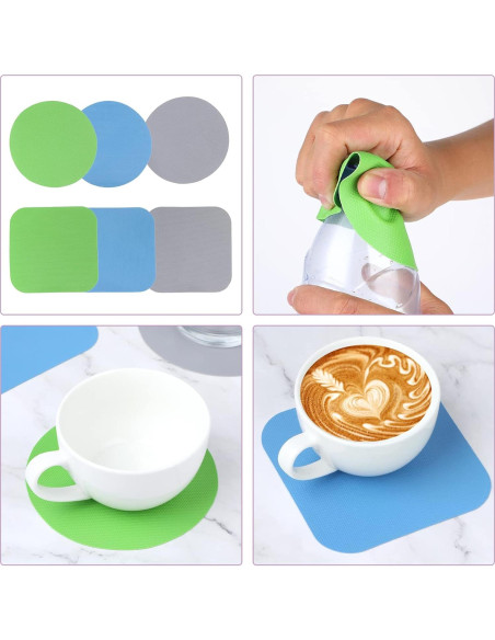 6 Almohadillas de Agarre de Silicona Bremorou para Tarros