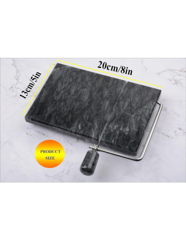 Cortador de Queso de Mármol Aisiming 20x12 cm Antiadherente