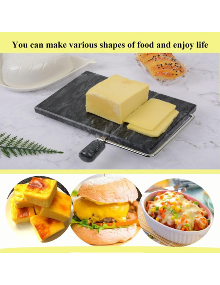 Cortador de Queso de Mármol Aisiming 20x12 cm Antiadherente