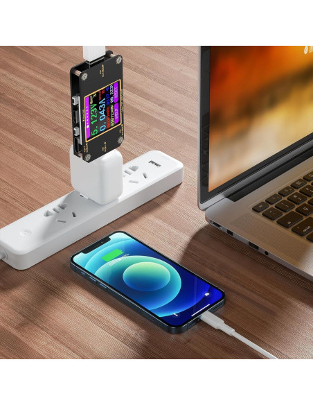 Medidor USB Tester YOJOCK A3 Multímetro Digital 2-en-1