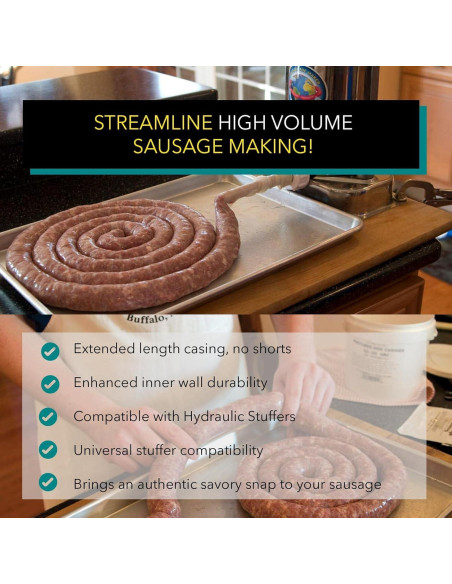 Envoltorios de Salchichas de Cerdo Natural The Sausage Maker 32-35mm