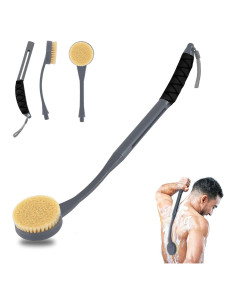Cepillo de Espalda para Ducha Gobiteli 52 cm Mango Largo