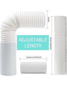 Kit de Ventana para Aire Acondicionado KLOLKUTTA 149.86 cm 2