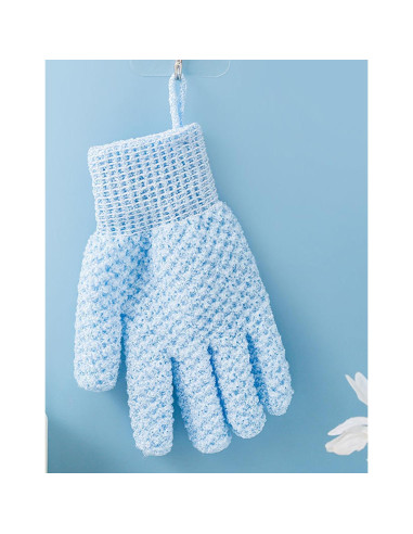 Guantes Exfoliantes Profundos Shaoguang - 2 Pcs Azul