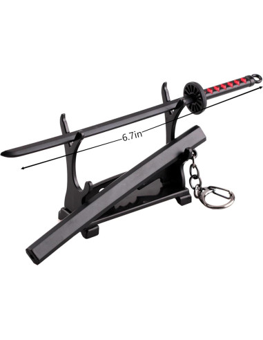 Mini Katana Llavero 17cm 4ps - Aleación de Zinc Anime