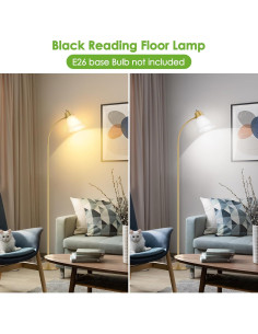 Lámpara de Pie Ajustable Coucrek con Brazo Flexible 185.9 cm 2