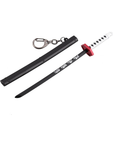 Mini Katana Llavero 17cm 4ps - Aleación de Zinc Anime