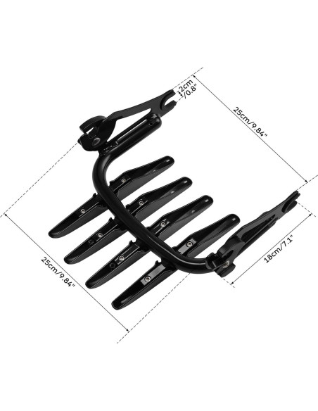 Soporte de Equipaje Desmontable TCT-MOTORPARTS para Harley 2009-2025