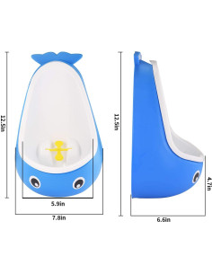 Orinal de Entrenamiento para Niños Ballena Azul - Ajustable 2