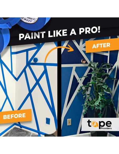 Cinta de Pintor Azul WOD 2.54 cm x 54.86 m - Enmascarar Paredes