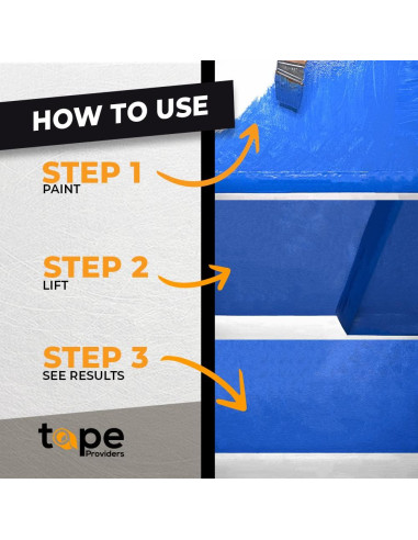 Cinta de Pintor Azul WOD 2.54 cm x 54.86 m - Enmascarar Paredes