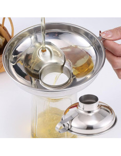 Embudo de Acero Inoxidable para Conservas BEST HOUSE 14.2 cm 2