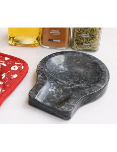 Reposapucheros de Mármol Negro HillSpring 14x11.5cm Antideslizante 2