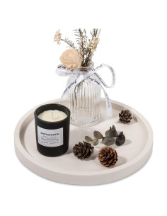 Bandeja de Silicona Heagoale Redonda 20.32 cm Beige