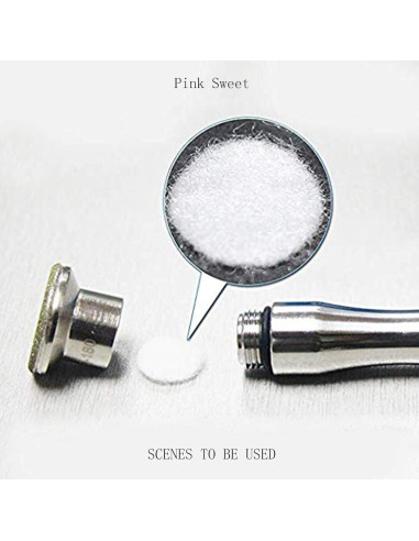 300 Filtros de Algodón Microdermoabrasión Pink Sweet 10 mm