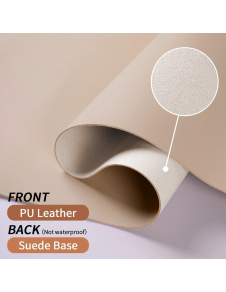 Alfombrilla de Escritorio Beige Bloss 90x43 cm Antideslizante