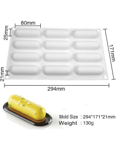 Molde de Silicona Redondo 18.6cm Mostsom - Grado Alimenticio 2