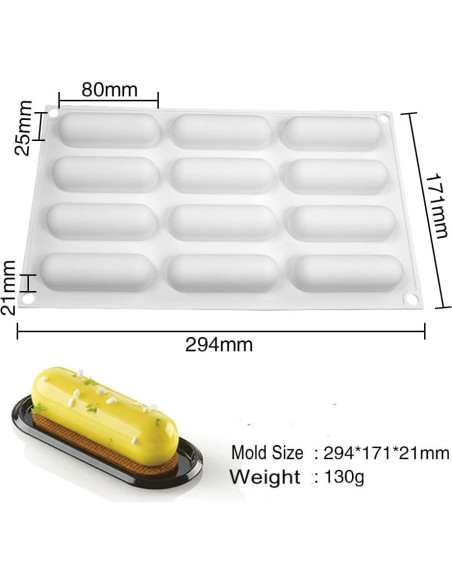 Molde de Silicona Redondo 18.6cm Mostsom - Grado Alimenticio