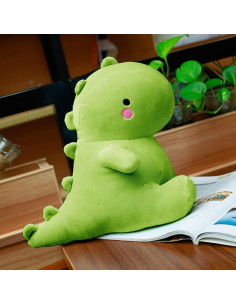 Dinosaurio de Peluche Verde Vhyhcy 30 cm Suave y Seguro 2
