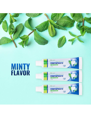 Kit de Cepillos de Dientes Plegables Lingito - 3 Paquetes con Pasta