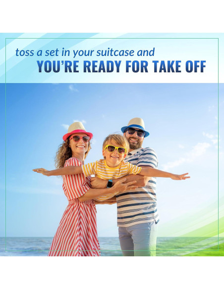 Kit de Cepillos de Dientes Plegables Lingito - 3 Paquetes con Pasta