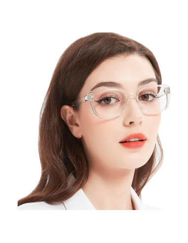 Gafas de Lectura Grandes WEMOOTANTS Estilo Gato 1.5x Brillantes
