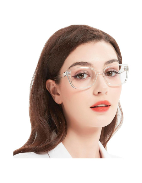Gafas de Lectura Grandes WEMOOTANTS Estilo Gato 1.5x Brillantes Gafas de Lectura Grandes WEMOOTANTS Estilo Gato 1.5x Brillantes