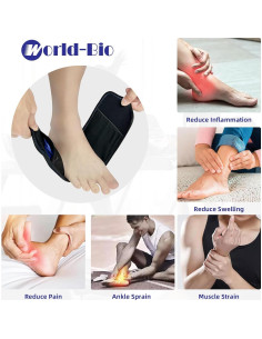 Funda de Hielo Reutilizable MR.ICE para Tobillo y Pie - Alivio de Dolor y Lesiones 2