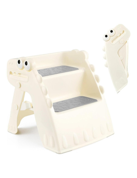 Escalera Plegable Antideslizante Onasti para Niños 2 Escalones