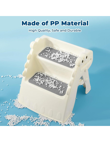 Escalera Plegable Antideslizante Onasti para Niños 2 Escalones