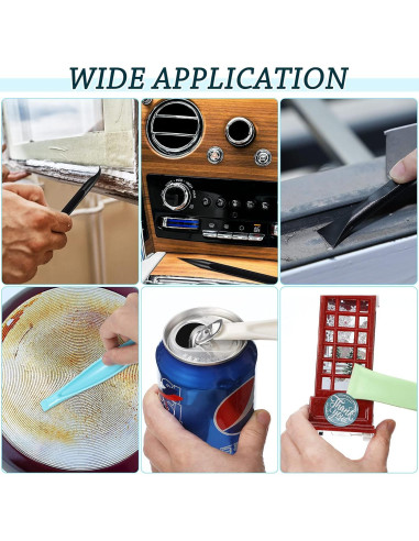 Raspadores de limpieza plásticos Honoson, 6 piezas, sin rayones