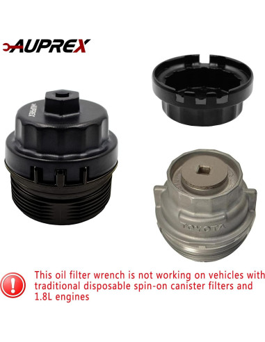 Llave de Filtro de Aceite AUPREX 64mm 14 Aletas para Toyota