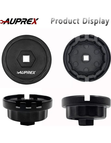 Llave de Filtro de Aceite AUPREX 64mm 14 Aletas para Toyota