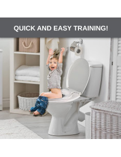 Asiento de Entrenamiento UMIEN 2 en 1 para Baño Redondo 2
