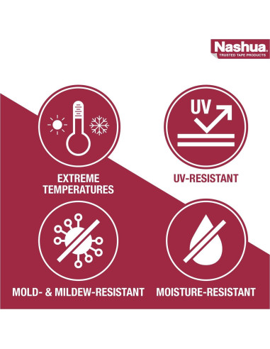 Cinta de Aluminio Nashua 361-11 Impermeable 4.8 cm x 10 m