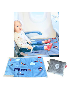Extensor de Asiento de Avión Cegali para Niños - Gris Frío