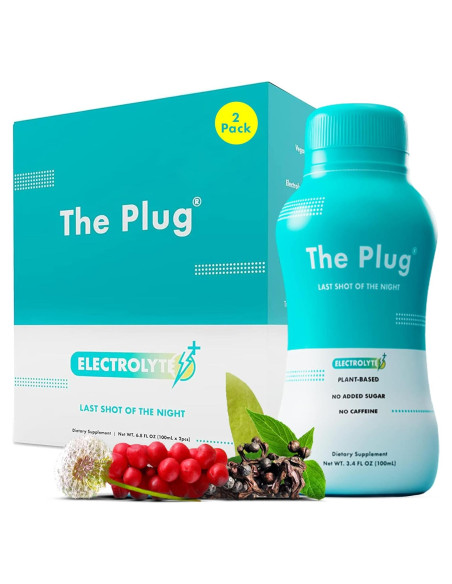Bebida Detox The Plug 100 ml x 2 - Soporte Hepático Natural