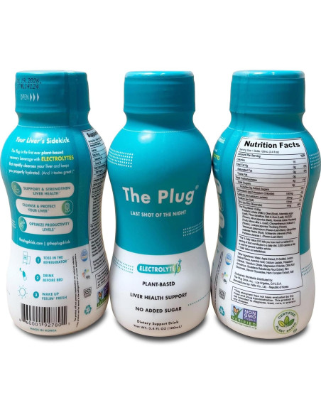 Bebida Detox The Plug 100 ml x 2 - Soporte Hepático Natural