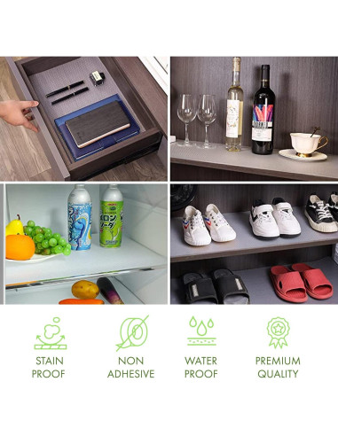 Forro de Estante Antideslizante EVALAND 30.48x299.72 cm EVA