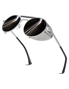 Gafas de sol steampunk SUNIER con lentes polarizados UV400